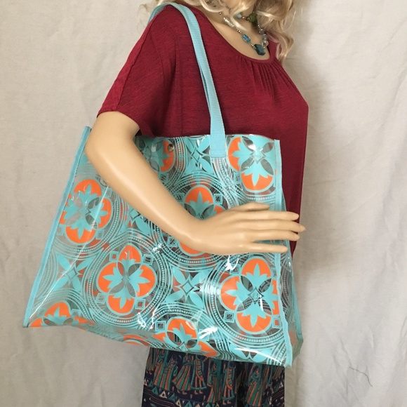 NIB BeautiControl See Thru Beach Tote - Picture 3 of 9